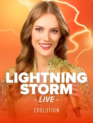 Evolution — Lightning Storm, playable at Slots Charm Casino (RTP 96.1%)