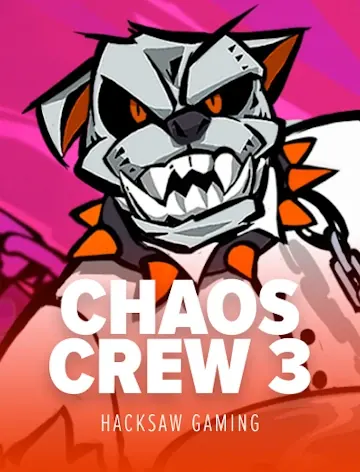 Hacksaw Gaming — Chaos Crew 3, playable at Slots Charm Casino (RTP 96.29%)