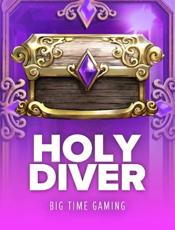 Big Time Gaming — Holy Diver Megaways, playable at Slots Charm Casino (RTP 96.03%)